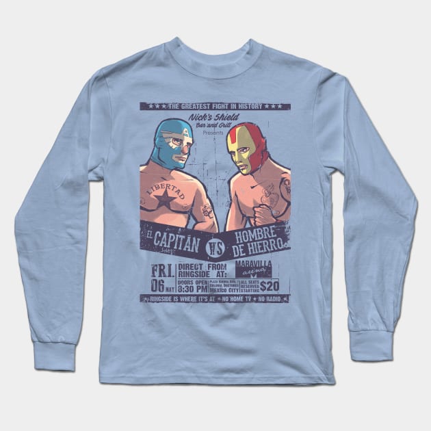 SUPER LUCHADORES - 2 Long Sleeve T-Shirt by spike00